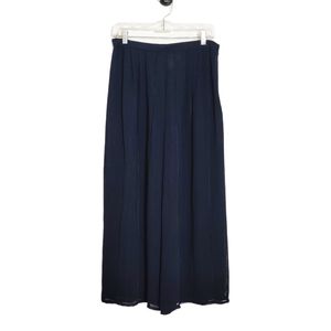 Judy Hornby Vintage Blue Wide Leg Pants Culottes